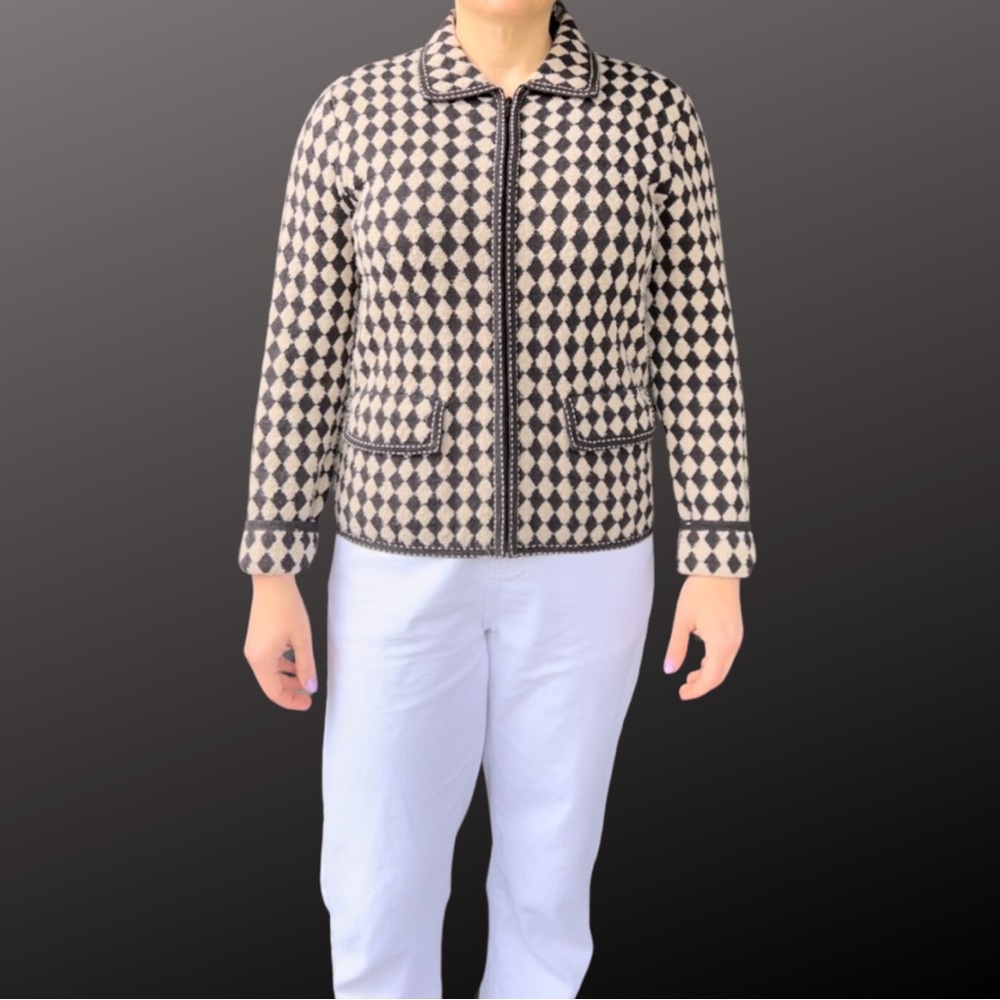 Pendleton Wool Blend Sweater, Size Small - image 4